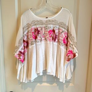 We the Free swing sheer top Free People size S